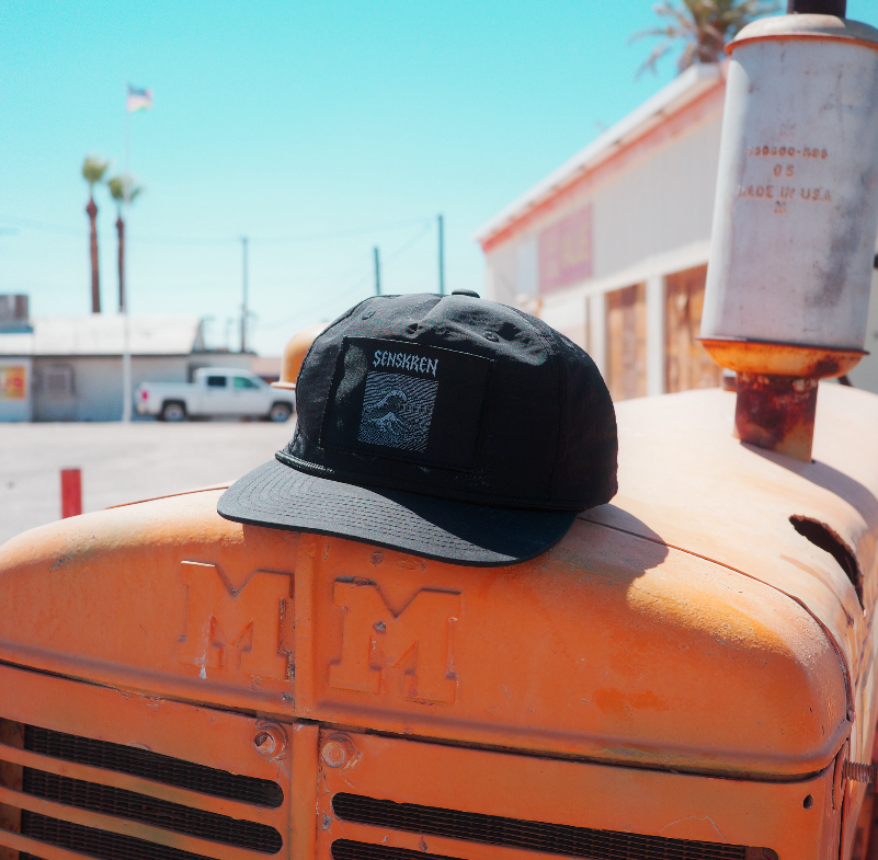 All around beach and surf  hat with secret card pocket